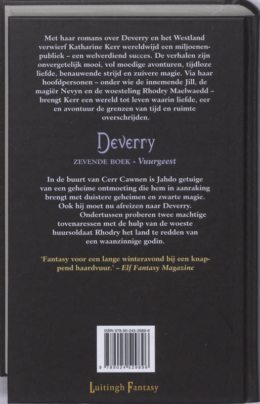 Achterkant van 7 Vuurgeest