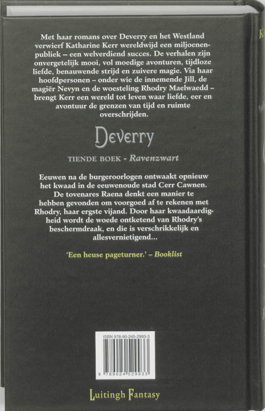Achterkant van 10 Ravenzwart
