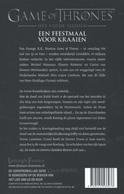 Achterkant van Een feestmaal voor kraaien