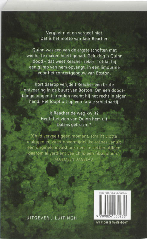 Achterkant van Spervuur