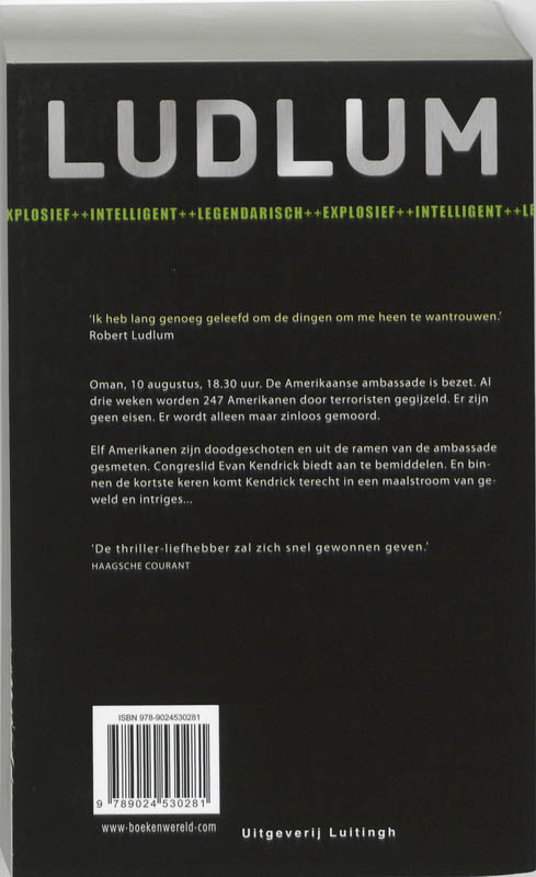 Achterkant van De Icarus intrige