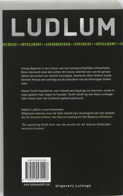 Achterkant van De Scorpio obsessie