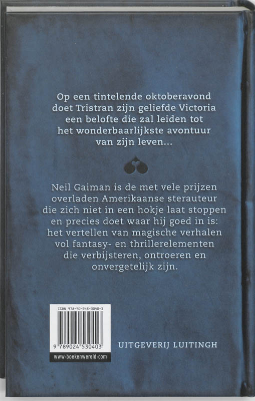 Achterkant van Ster