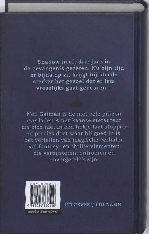 Achterkant van Amerikaanse goden