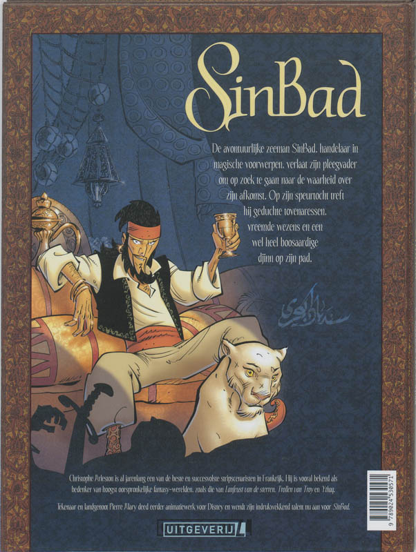Achterkant van De klauwen van de Djinn