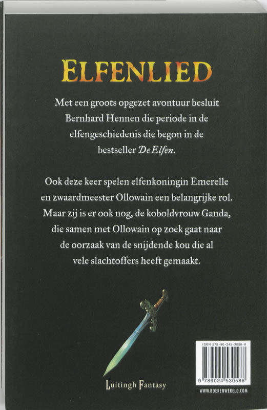 Achterkant van Elfenlied