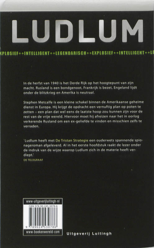 Achterkant van De Tristan strategie
