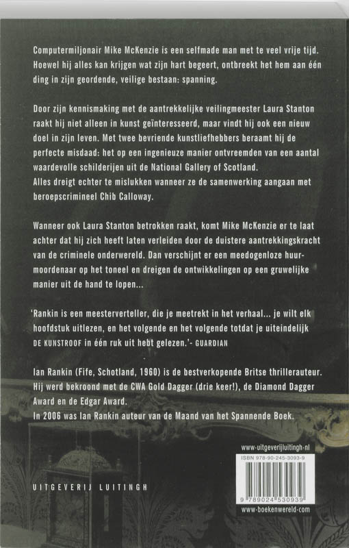 Achterkant van De kunstroof