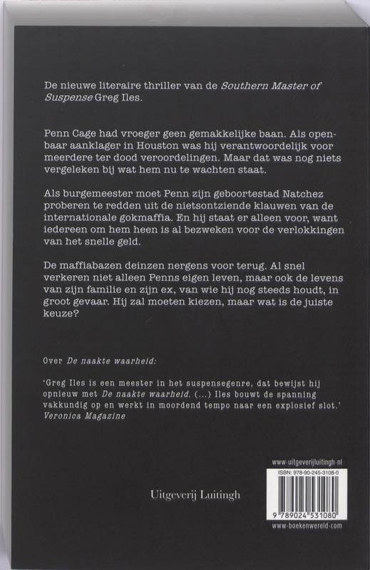 Achterkant van Spel zonder regels