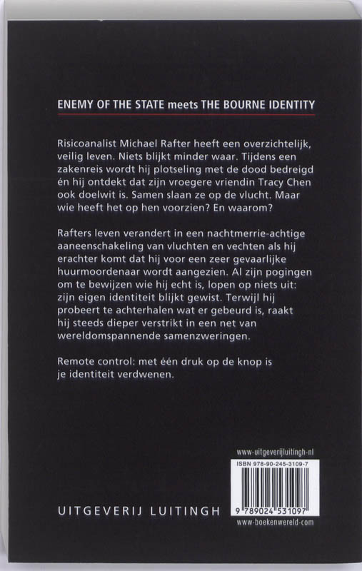 Achterkant van Remote Control