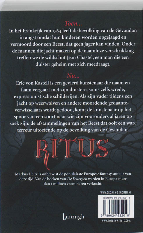 Achterkant van Ritus