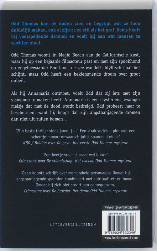 Achterkant van De ziener