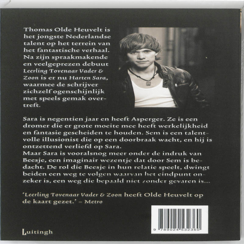 Achterkant van Harten Sara