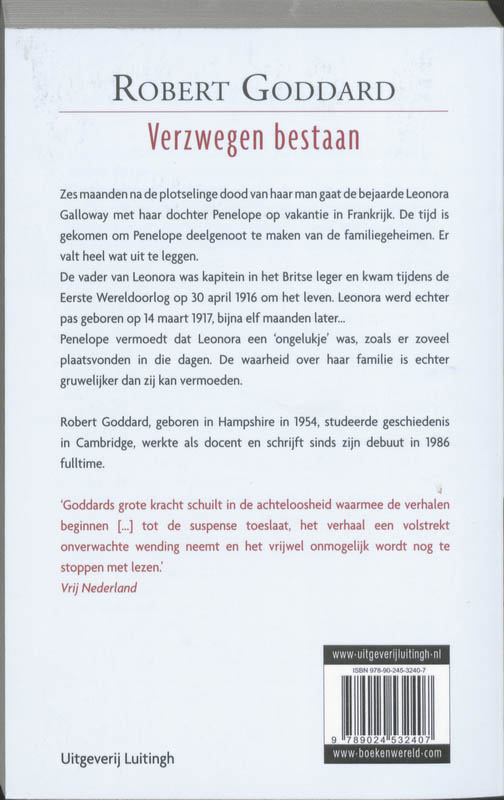 Achterkant van Verzwegen bestaan