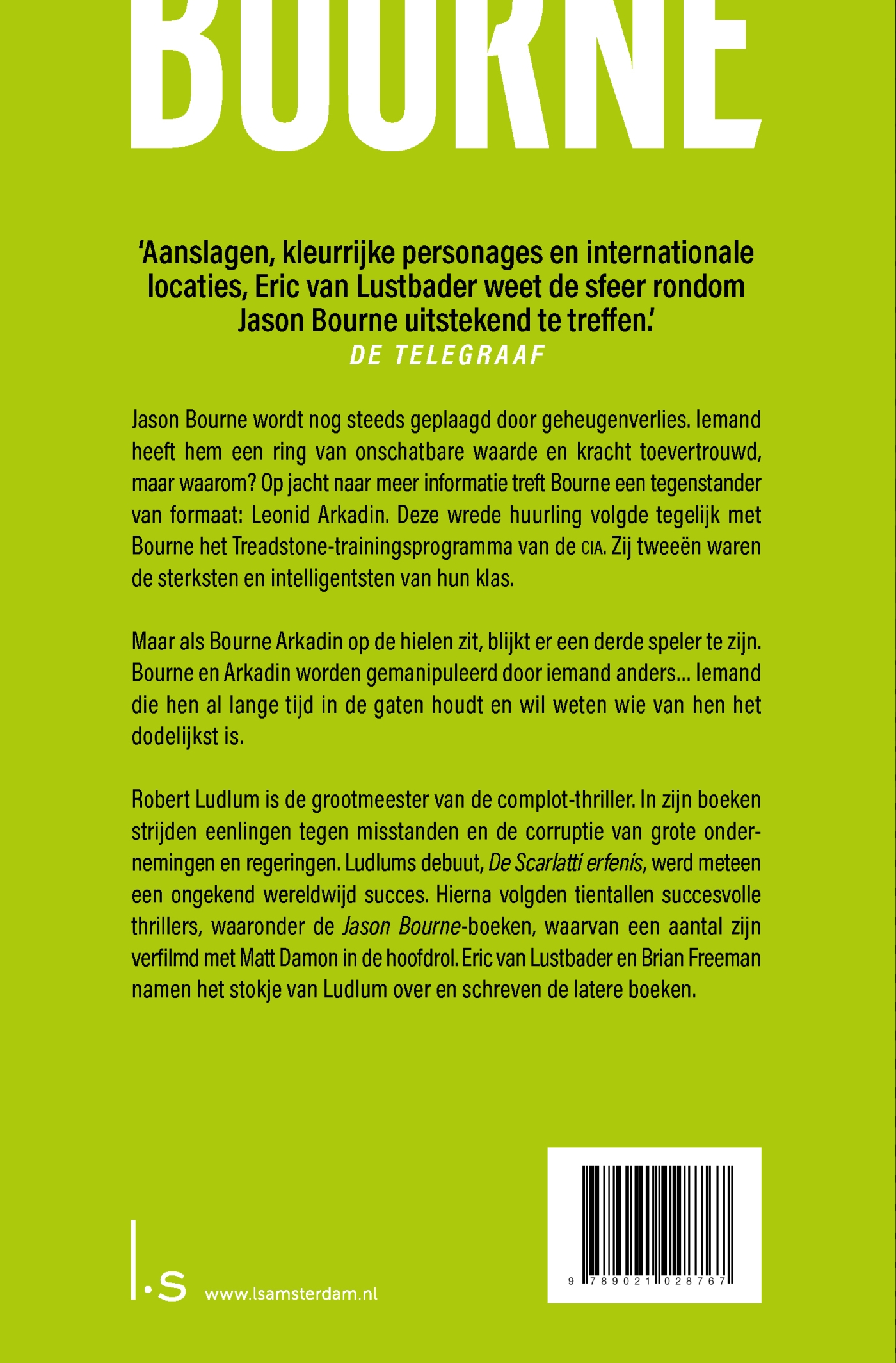 Achterkant van De Bourne Missie