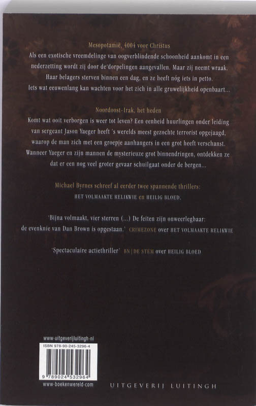 Achterkant van De Genesis erfenis