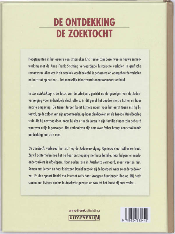 Achterkant van De Ontdekking en De Zoektocht