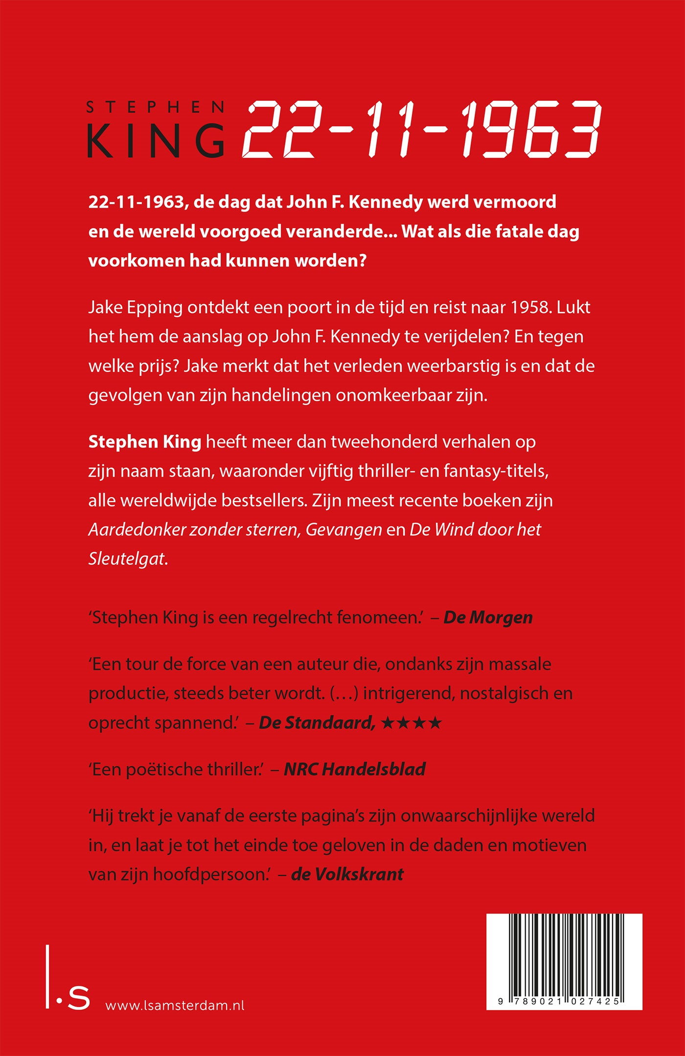 Achterkant van 22-11-1963