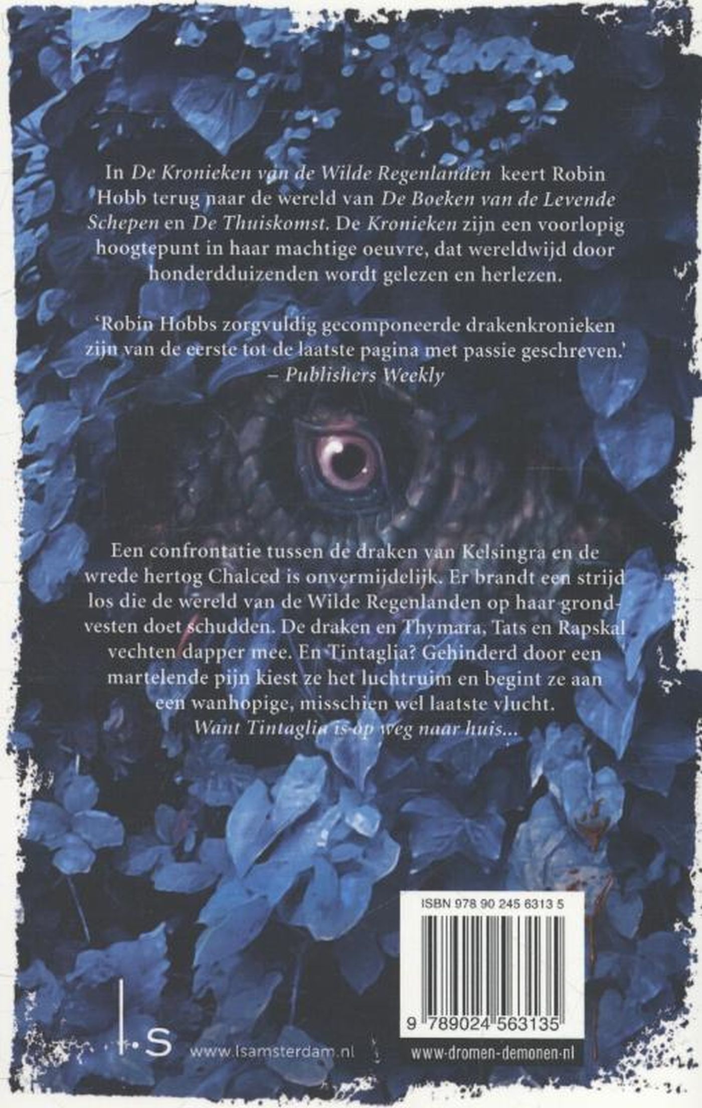 Achterkant van Drakenbloed