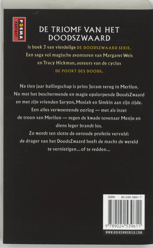 Achterkant van 3 De triomf van het doodszwaard