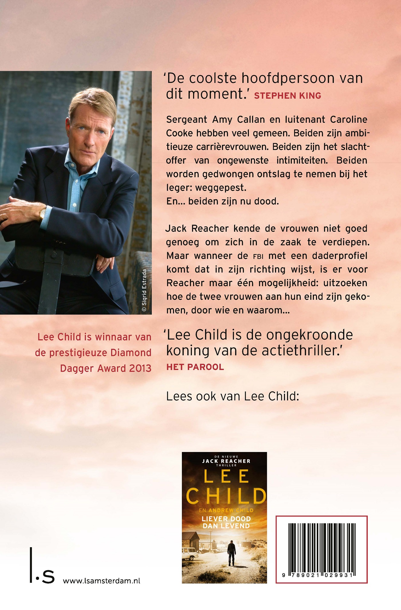 Achterkant van De bezoeker