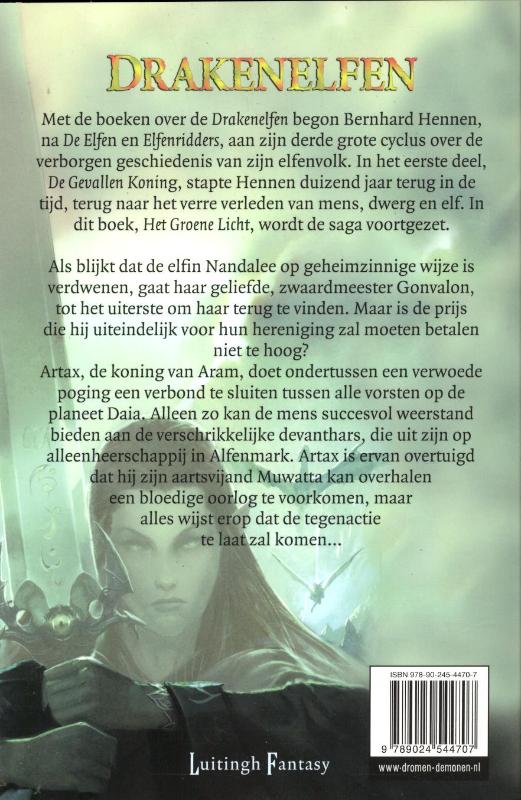 Achterkant van Het groene licht