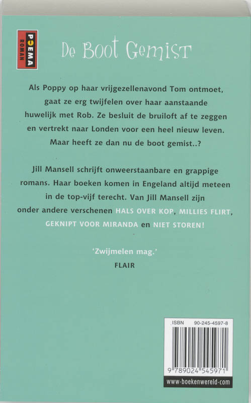 Achterkant van De boot gemist