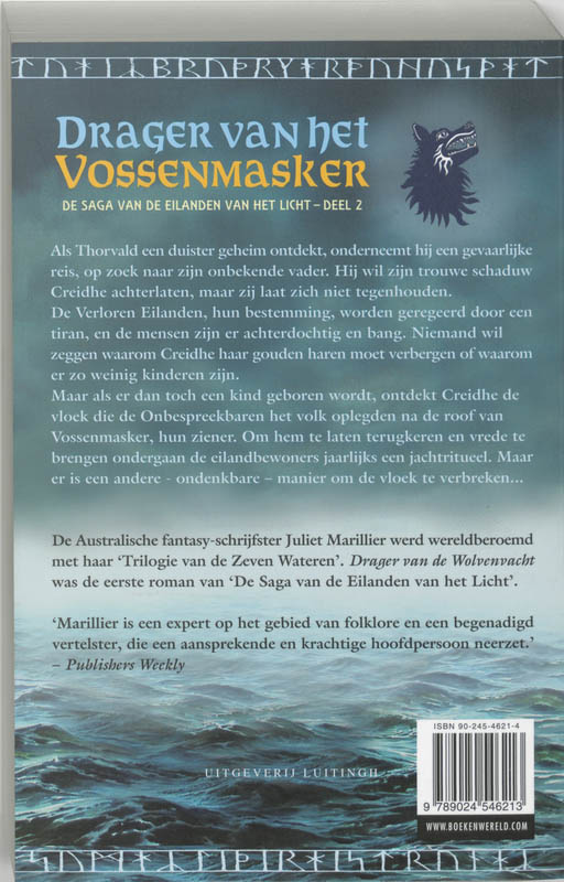 Achterkant van Drager van het Vossenmasker