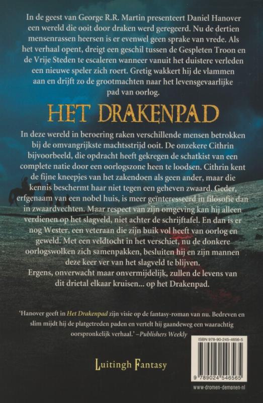 Achterkant van Het Drakenpad