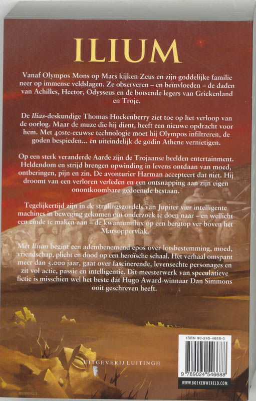 Achterkant van Ilium