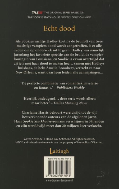 Achterkant van Echt dood