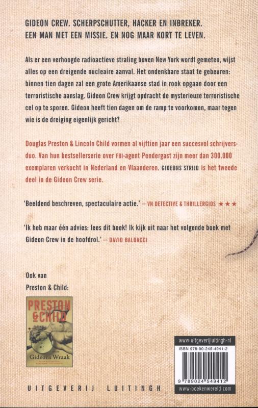 Achterkant van Gideons strijd
