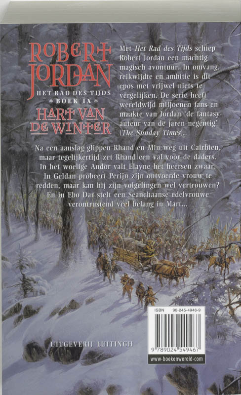 Achterkant van Hart van de winter