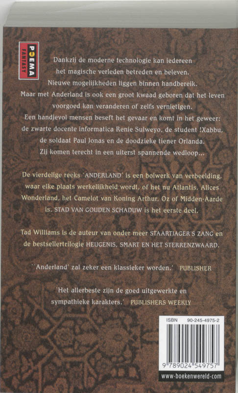 Achterkant van 1 Stad van Gouden Schaduw