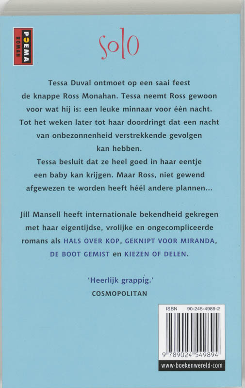 Achterkant van Solo