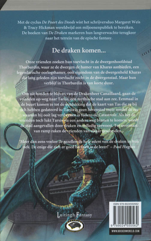 Achterkant van Draken van de Winternacht