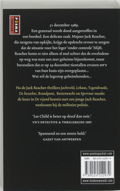 Achterkant van De vijand