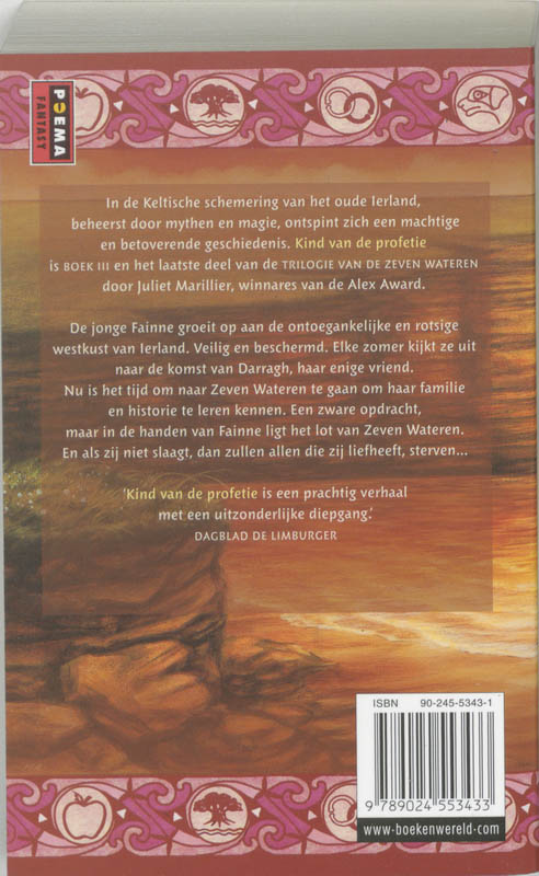 Achterkant van Kind van de Profetie