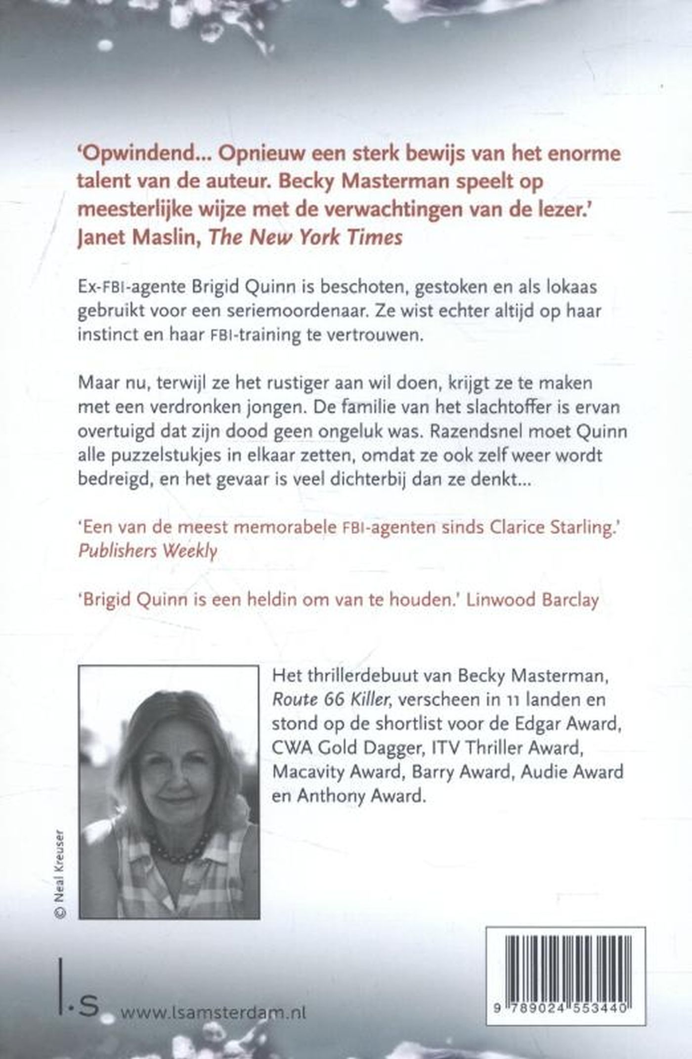 Achterkant van Vrees het duister