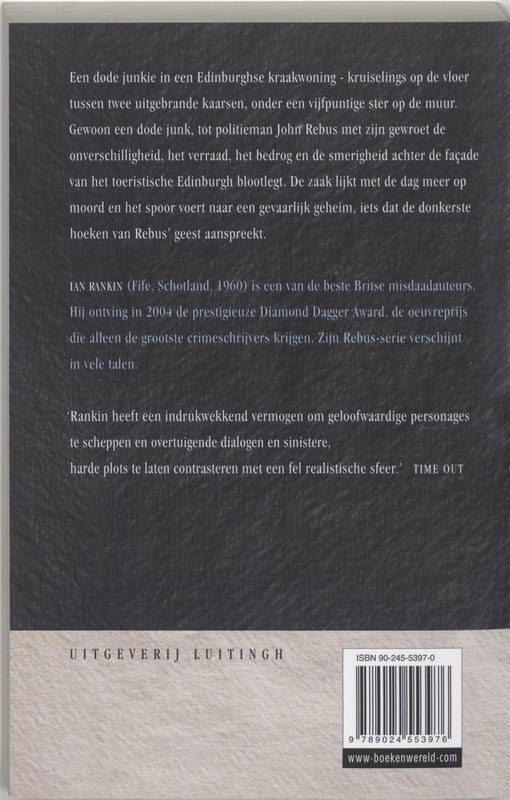 Achterkant van Blindeman