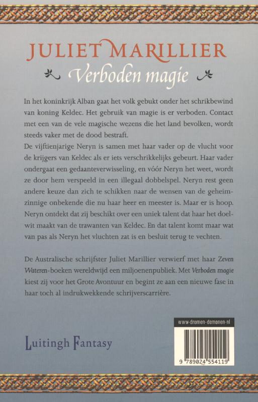 Achterkant van Verboden magie