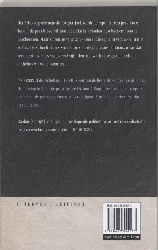 Achterkant van Ontmaskering