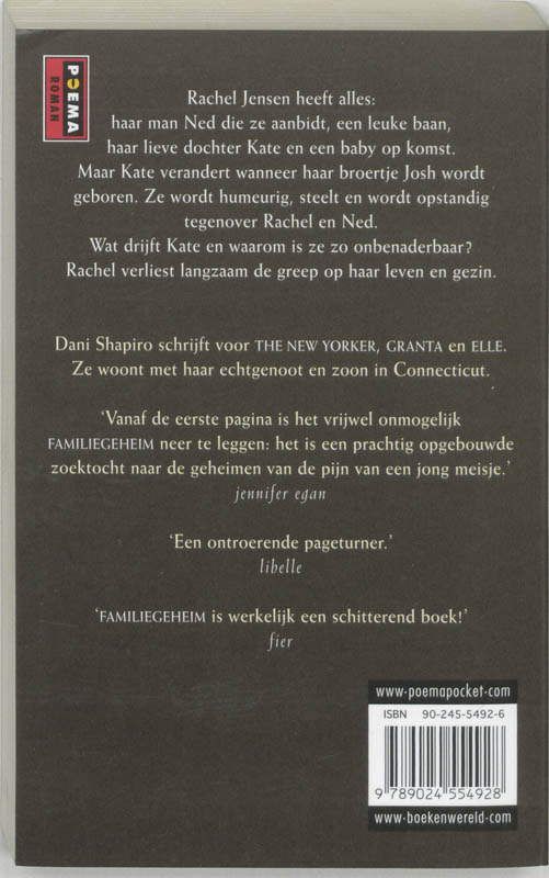 Achterkant van Familiegeheim