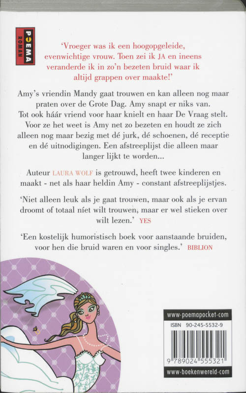 Achterkant van Dagboek van een bezeten bruid