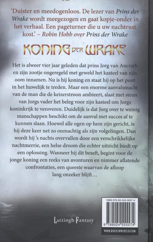 Achterkant van Koning der wrake