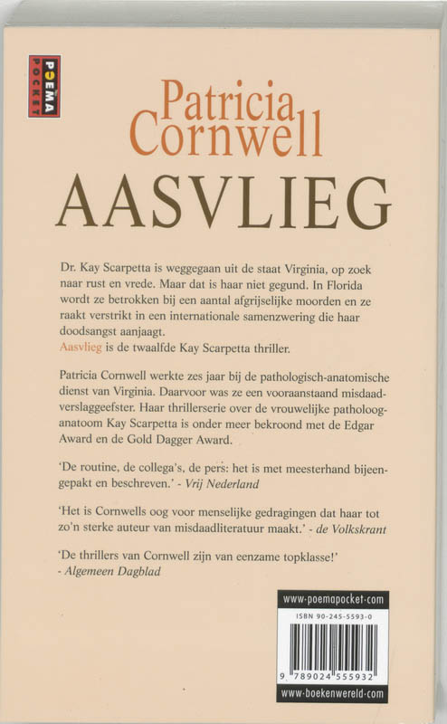 Achterkant van Aasvlieg