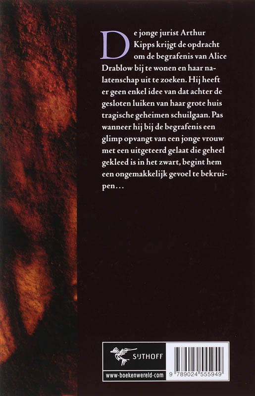 Achterkant van De Vrouw in het zwart