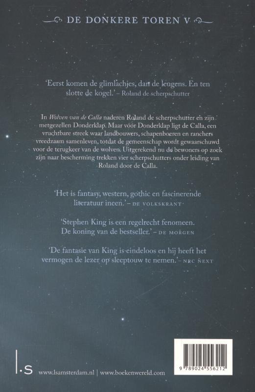 Achterkant van Wolven van de Calla