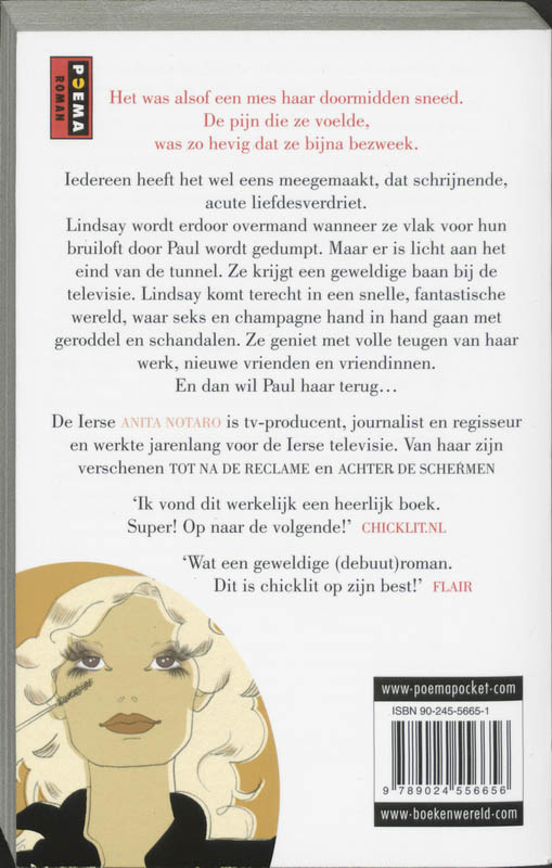 Achterkant van Tot na de reclame