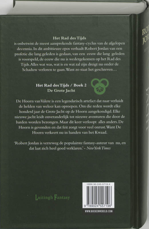Achterkant van De grote jacht